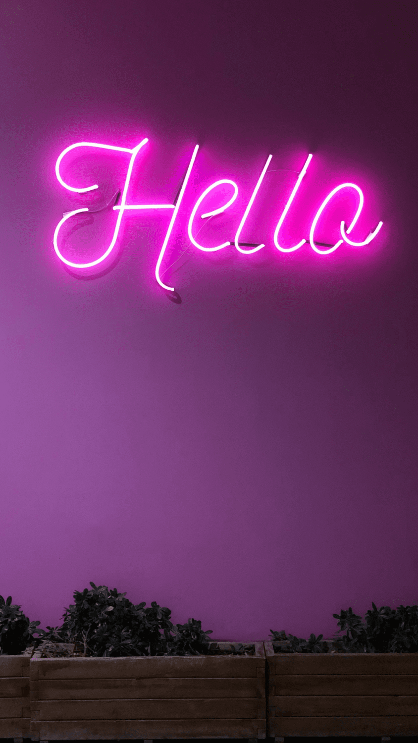 neon-pink-hello-aesthetic